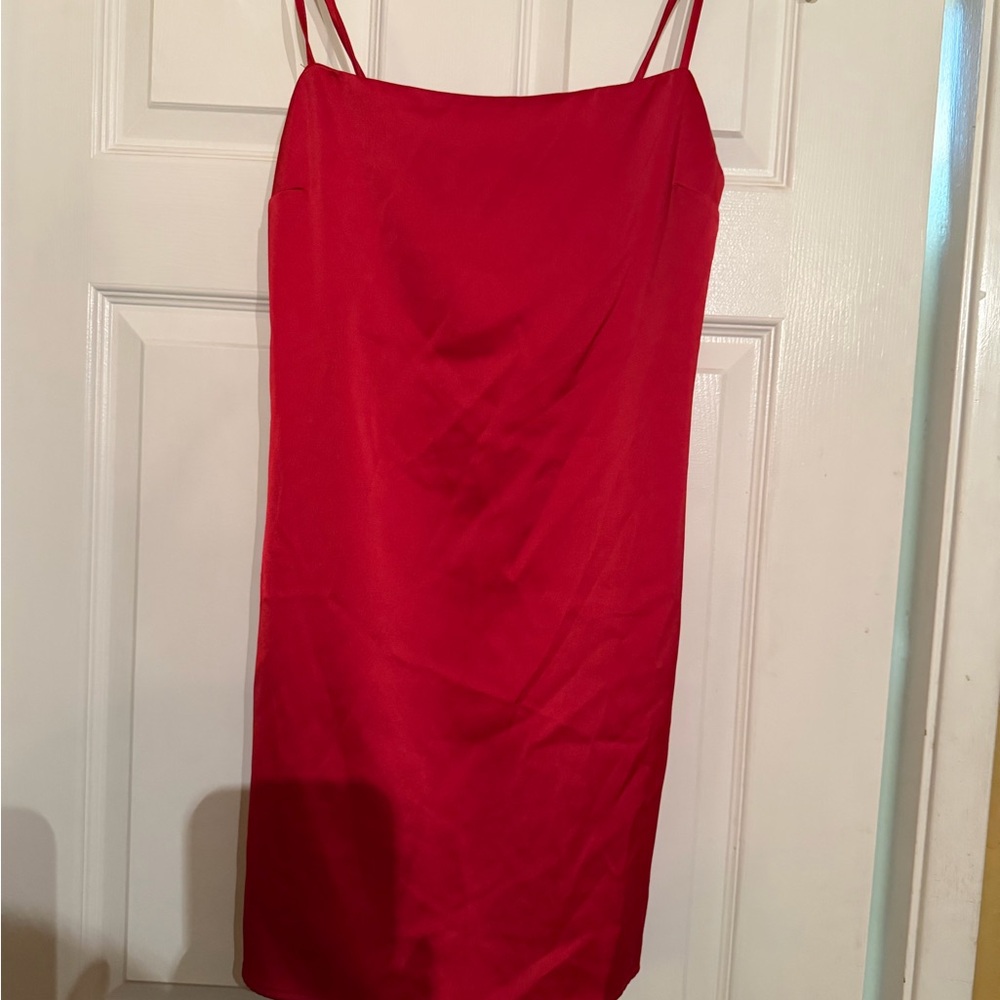 Garage Red Mini Dress